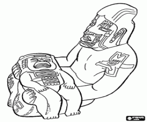 The Lord of Las Limas sculpture coloring page