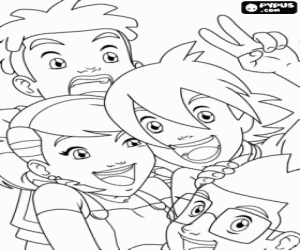 The Lords of Nature coloring page