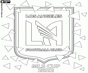 Los Angeles FC, MLS CUP 2022 coloring page