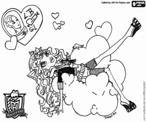 The love of Lagoona Blue coloring page