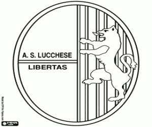 Lucchese Libertas emblem coloring page