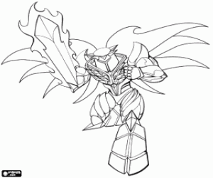 Luminor, Gormiti Mythos coloring page