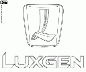 Luxgen emblem coloring page