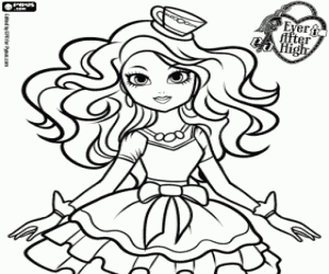 Madeline Hatter, Ever After High coloring page