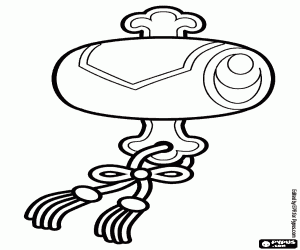 Magical hammer, Uchide-no-Kozuchi coloring page