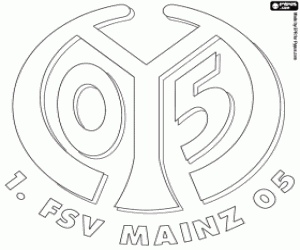 Mainz 05 emblem coloring page
