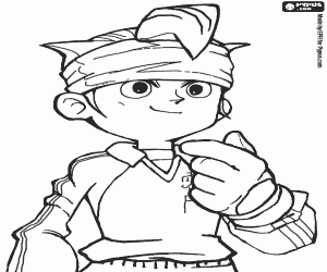 Mark Evans, the captain of the team coloring page