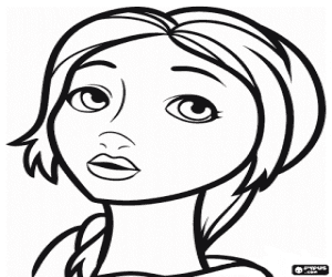 Mary Katherine, character from Epic coloring page