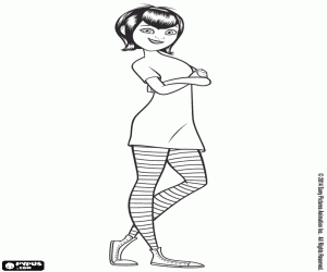 Mavis Dracula, now is Mom coloring page