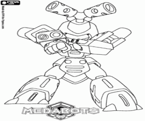 The Medabot Metabee coloring page