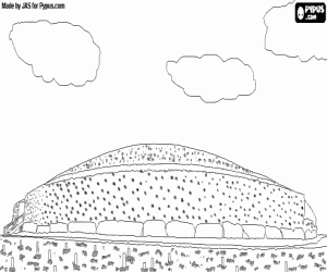 A megalithic tomb in Ireland coloring page