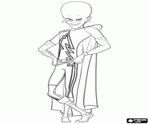 Megamind coloring page