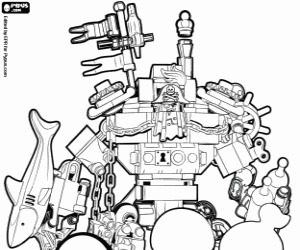 Metal Beard,The Lego Movie character coloring page