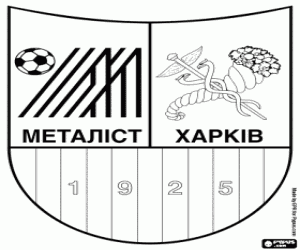 Metalist Kharkiv emblem coloring page