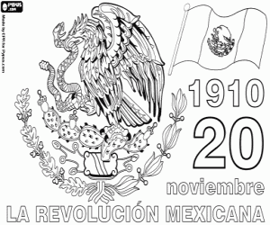 The Mexican Revolution coloring page
