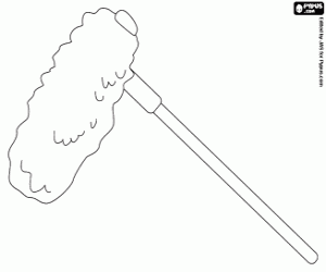 A microphone for recording coloring page