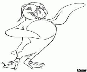 The Mighty Sven, Happy Feet coloring page