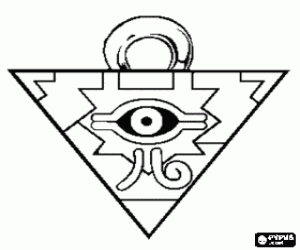 Millennium Puzzle, Yu-Gi-Oh coloring page