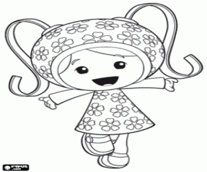 Milli from Team Umizoomi coloring page