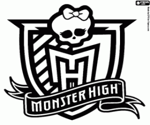Monster High Logo coloring page