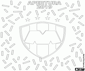 Monterrey, 2019 Apertura champion coloring page