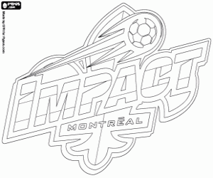 Montreal Impact emblem coloring page