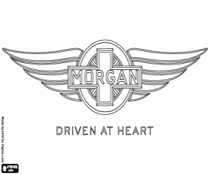 Morgan logo coloring page