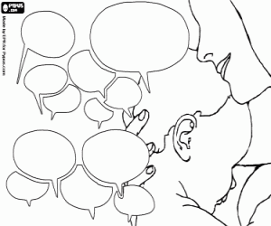 The mother language coloring page