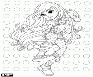 Moxie Girlz dancing coloring page