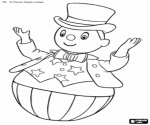 Mr. Wobbly, a Noddy character coloring page