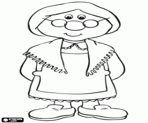 Ms. Goggins from Postman Pat coloring page