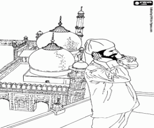 Muezzin's Call coloring page