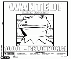 Muppets Most Wanted coloring page