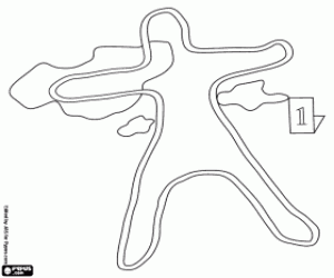 A murder, the crime scene coloring page