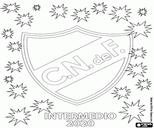 Nacional, Champion Intermedio 2020 coloring page