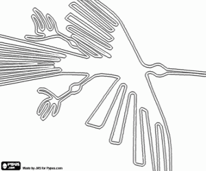 The Nazca lines, Peru coloring page
