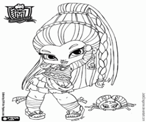 Nefera de Nile, Baby Monster High coloring page