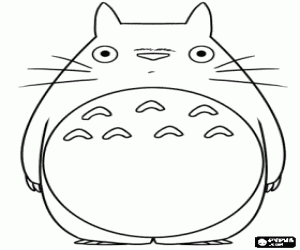 My neighbour Tororo coloring page