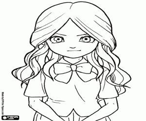 Nelly Raimon from Inazuma Eleven coloring page