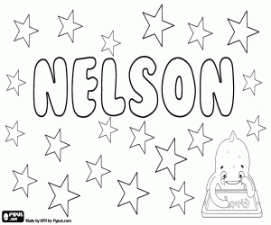Nelson, variant of Neil coloring page