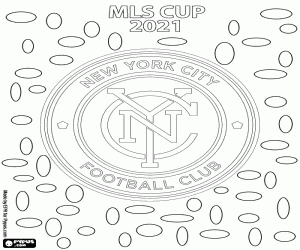 New York City FC, MLS Cup 2021 coloring page