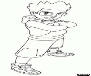 Nick, a character from Gormiti coloring page