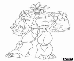 Nick, the Lord of Earth coloring page