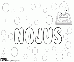 Nojus, Lithuanian name coloring page
