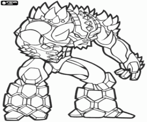The old Thorg, Gormiti coloring page