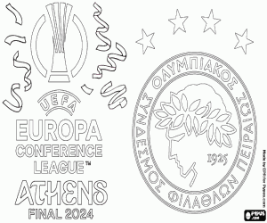 Olympiakos,Conference League 2023-24 coloring page