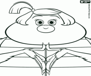 The orangutan Barb coloring page