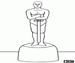 An Oscar for Dad coloring page