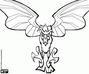 The owl Clockwerk from Sly Cooper coloring page