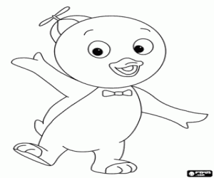 Pablo from the Backyardigans coloring page